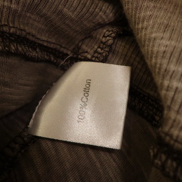 Lula B V-Neck Hi-Lo Heather Burn Out Tunic M Short Raglan Sleeves - Picture 16 of 16